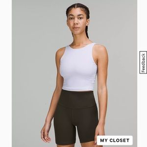 Lululemon Align High Neck Tank Top Size 4 Pastel Blue